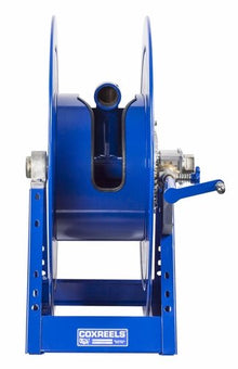 Beveled Gear Hand Crank Hose Reel: 2" I.D., 125' Hose Capacity, Less Hose, 3000 PSI