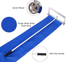 IKASNA Snow Rake Snow Rake for House Roof: Snow Scraper Roof Snow Removal Tool 4-20Foot Extension, Lightweight for Long Or Low-Pitched Roofs