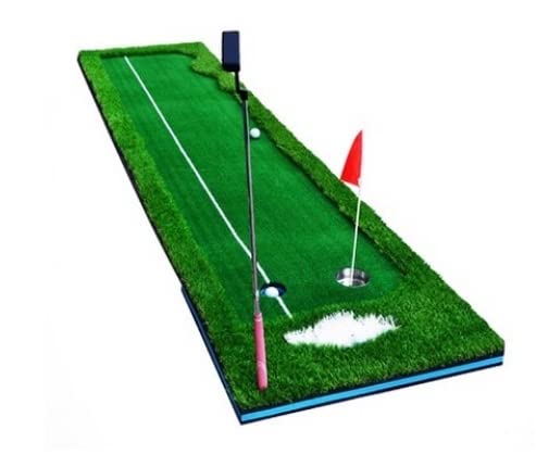 Generic Golf Putting Practice Mat 3m Artificial Grass Indoor Mat Green