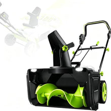 Cordless Snow Shovel,Snow Removal Depth: 25cm 4batteries