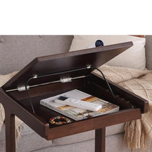 NRFJFOP Solid Wood Edge a Few of Bed Moves Tea Table Small Sofa Bedroom Corner Sitting Room