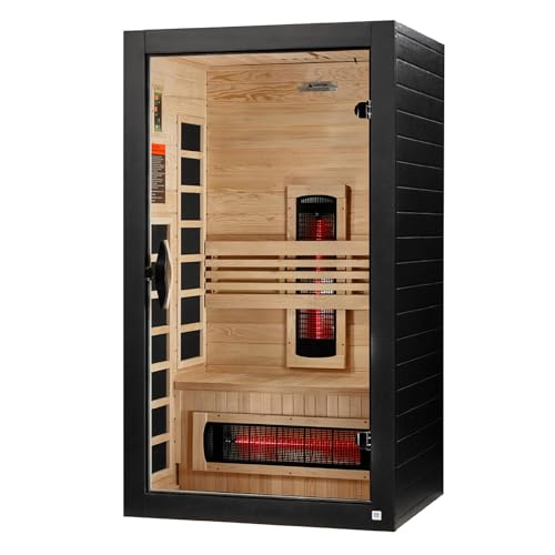 DYNAMIC SAUNAS Santorini Full Spectrum Infrared Sauna w/Red Light Therapy