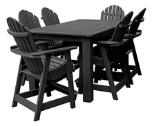 Highwood Hamilton 7pc Counter Height Dining Set 72" x 42" Black