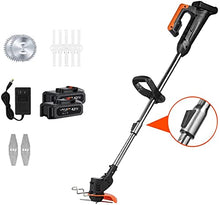 AMYYTL Electric Lawn Mower 1800W U Shaped Handle Small Portable Battery Powered Rotary Lawn Mower with Metal Blades Lightweight and Powerful Garden Telescopi