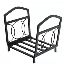 DOIBG Firewood Rack, Firewood Rack Outdoor, Wood Rack Firewood Storage, Indoor Firewood Racks for Fireplace, V Shape Fireplace Storage Rack