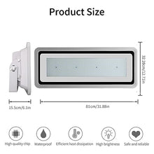 Missbee 1000W LED Flood Light, 110000lm Outdoor Landscape Flood Light, Security Light, 2800-3000K, Work for Garage, Garden, Lawn,Yard and Playground (Cold White)