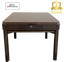 usamjtable Automatic Mahjong Table Coffee 4-Leg Style with 40mm Numbered Tiles & Accessories