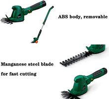 Grass Trimmer String Trimmer Small Household Electric Weeder Multifunctional Lawn Mower Hoe Cutter Head Replacement 10.8V/2.0Ah (Specification : Battery*1) (Battery*2)