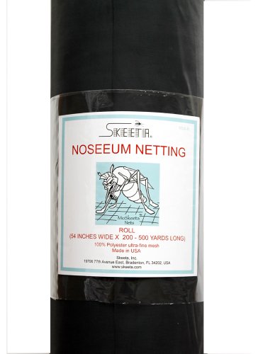 Skeeta Noseeum Netting 54" Wide X 500 Yard Roll Slate