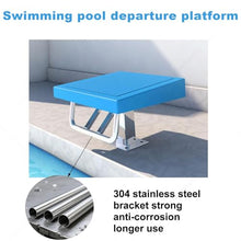 DLYZAYE Diving Board Platform for Swimming Training and Competition, Stainless Steel Pool Starting Block with Fittings for Indoor and Outdoor Use