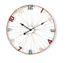 LIPJIA Wall Clock,Outdoor Garden Wall Clock,60Cm Large Silent Non-Ticking Waterproof Vintage Garden Ornament for Garden/Patio/Yard/Home