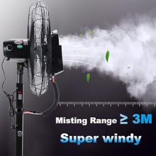 Outdoor Misting Fan Commercial Oscillating Fan for Patio, Portable Industrial Floor Pedestal Fan, Water Mist Cooling Spray Fan, with with 11 Gallon Tank, 3 Speeds ( Color : Adjustable , Size : 75cm(30