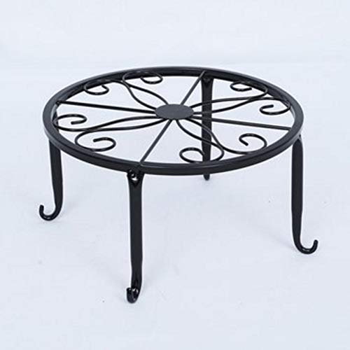 ZOCWJK Plant standWrought Iron Pot Stand, Flower Rack, Flower Pot Holder, Garden Planter Rack, Classic Plant Stand, Floor, Round, Creative,