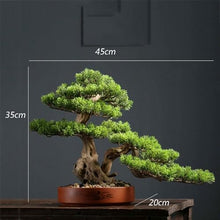 YXIANG56Q Fake Plants High-end Simulation Greenery Bonsai Ornaments Hotel Decorative Simulation Tree Entrance Living Room Potted Plants Landscaping Bonsai Tree, yuqing2022