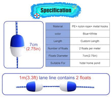 Swimming Pool Swimming Safety Partition Rope, Swimming Safety Rope Floating Safety Rope 1/2/3/4/5/6/7/8/9/673M Swimming Divider for Inground s/Beaches/Hazardous Areas, Equipment for Swimming