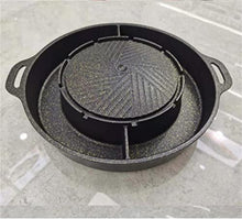LPSEJAA Aluminum Alloy Barbecue Plate hot Pot Cassette Furnace Non-Stick Baking pan Household Outdoor Multifunctional