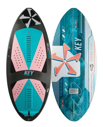 PHASE FIVE Wakesurf Board Key 50" Black/Pink/Blue