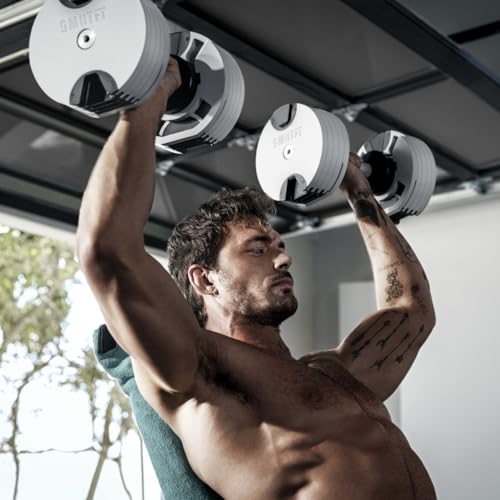 Gronk Fitness SMRTFT NUOBELL Adjustable Dumbbells 5-80 lbs Tactical