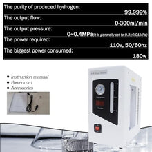 Maisutseb 99.999% Laboratory Electrolysis Hydrogen Generator Maker Use with Gas Chromatograph
