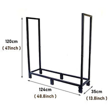 Katzowen Porch Yard Patio Deck Firewood Pile Stand