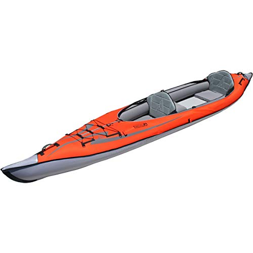 ADVANCED ELEMENTS AE1007-E AdvancedFrame Convertible Elite Inflatable Kayak Red