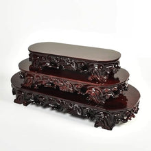 QUANGJN Pcs Plants Saucers Rectangular Round Head Base Solid Wood Base Flower Bonsai Base Vase Base Holder Plant Pot Saucers,