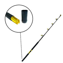 EAT MY TACKLE 80 Wide 2 Speed Fishing Reels on 130-160 lb Blue Marlin Rods (4 Pack) Black
