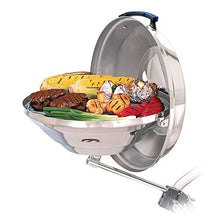 Magma Products, A10-114 Marine Kettle Charcoal Grill w/Hinged Lid, Party Size, Multi, One Size