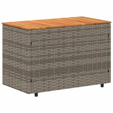 FMPGJLYH 4-Seater Outdoor Sofa Set with Bench and Storage Tables, Poly Rattan Garden Furniture for Patio Backyard, Grey