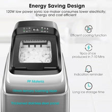 TEDILUVI Smart Ice Maker Countertop with App Remote Control Machine 9 Ready Automatic Cleaning