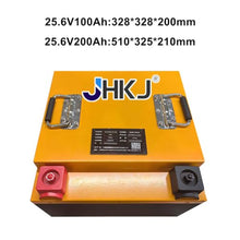 JHKJ Lithium Iron Phosphate Battery 25.6V 100Ah 200Ah Lithium Batteries 25.6V Scrubber Battery with BMS 25.6 Volt Built-in Batteries for 2560W-5120W Motor,25.6v200ah