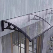 SPXTOM Protection Hollow Sheet, Polycarbonate, Awning for Door Entrance, Outdoor Front Door Patio UV/Rain/Snow, Door Awnings Exterior, Easy to Assemble, for Porch/Patio/Deck(B,60 * 400cm)