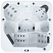 Luxuria Spas Newport 6-Person 57-Jet with Lounge Hot Tub Homemade White/Grey