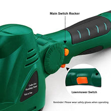 10.8V Hedge Trimmer Grass Shear, 2-in-1 Electric Small Hedge Trimmer, Handheld Grass Trimmer One-Handed IP67 Waterproof, with 2 Interchangeable Blades & 2pcs Rechargeable Batteries