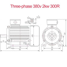 OLONETO 2KW-5KW 300/500 RPM Low Speed Permanent Magnet Generator 380V Hydraulic Power Pure Copper Brushless Motor For Industrial Renewable Energy Water Experiment Construction Ship(2kw,500R)
