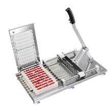 TsoLay Manual Mutton Kebab Machine, 10 Holes Stainless Steel BBQ Skewer String Making Machine, Adjustable Length and Easy Use, for Home Kitchen, Restaurants, Canteens and Barbecue Stalls