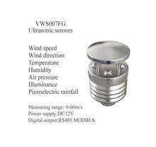 Aoleaby Digital Weather Station, Air Temperature Atmospheric Pressure Gauge, Light Intensity Sensor Anemometer(VWS007FG)