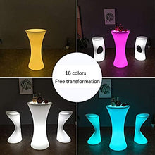 Sunset Projector LED Light Feet Shaped Bar Stool RGB 16 Colors with Remote Control IP68 Waterproof and USB Charging Chair for Indoor and Outdoor