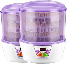 KFJZGZZ 2PCS Bean Sprout Machine, Household Automatic Intelligent Large-Capacity Sprouting Machine PTC Constant Temperature Cultivation Grain Seed Germination Kit