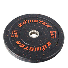 Zoomster 260LB Bumper Plate High Bounce Bumper Weight Plate Black Yellow White Green Blue Red