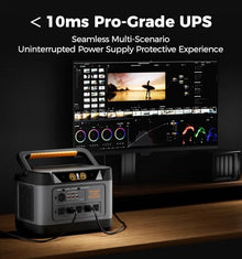 UDPOWER S1200 1190Wh Solar Generator Kit with 210W Panel, Fast Solar Charging, 1200W Power Station for Home Backup RV Emergencies, CPAP Compatible