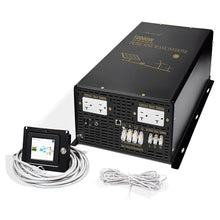 BAISULI Split Phase Pure Sine Wave Inverter 10000W Split-Phase Pure Sine Wave Solar Inverter Power Supply Battery 24V/36V/48V/96V DC to 110/220V,120/240V AC Converter Wired(48V,110V 220V_A.U)