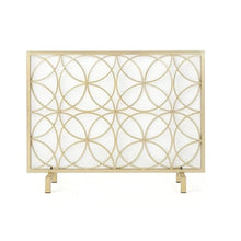 Fireplace Screen Iron Fireplace Screen Single Panel Fire Protection Fence Fireplace Decoration Accessories Fireplace Fireplace Screen