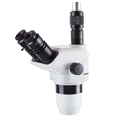 AmScope ZM6790NT 6.7X-90X Trinocular Stereo Zoom Microscope Head Clear