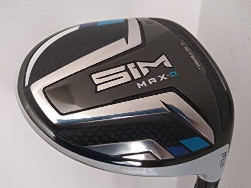 TaylorMade SIM MAX-D Fairway #5 19 Degree Loft Right Hand Regular Flex Titanium Black Blue