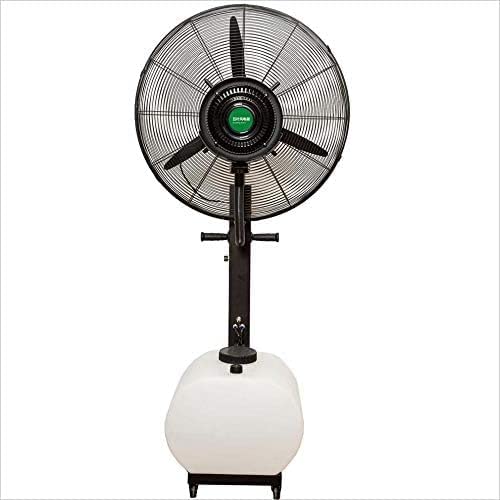 DFEDHF Industrial Misting Fan with Oscillating Cooling Mist Humidifier Adjustable Speed Misting Cooling Fan for Home Office and Restaurant Mobile Atomization Stand Fan in W