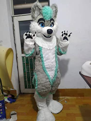 FurryMascot Husky Dog Fursuit Fullsuit White