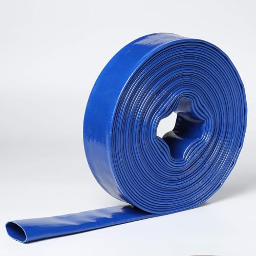 POWER PRODUCTS 8" Inch X 300' Feet 4 Bar Garden PVC Lay Flat Discharge Water Pump Hose