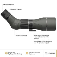 Leupold SX-5 Santiam HD 27-55x80mm Spotting Scope Angled Eyepiece