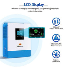 SUNGOLDPOWER UL1741 5000W DC 48V Pure Sine Wave Solar Inverter All in One,120V AC Output,100A MPPT Solar Charger and 40A AC Battery Charger,for Back Up,Cabin,Off Grid System (Support Parallel)